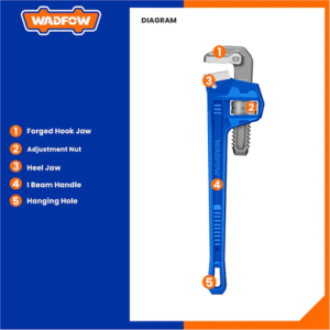 آچار لوله گیر 14 اینچ وادفو کد WPW1114