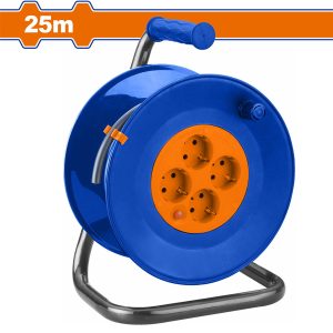 کابل سیار چهارراه همراه با قرقره 25 متری وادفو کد WEJ8380