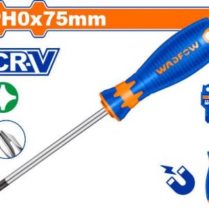 پیچ گوشتی چهارسو دسته TPR وادفو سایز 75*3 مدل WSD2203