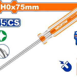 پیچ گوشتی دسته کریستالی چهار سو وادفو سایز 75*3 کد wsd6203