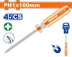 پیچ گوشتی چهارسو دسته کریستالی وادفو سایز 100*5 کد wsd6214