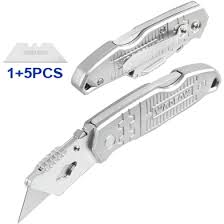 کاتر ذوزنقه ای تاشو بدنه الومنیومی وادفو کد wsk9461