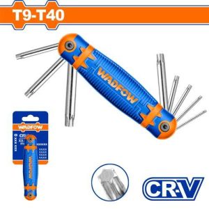 ست آچار آلن ستاره ای چاقویی 8 عددی وادفو کد WHK3281