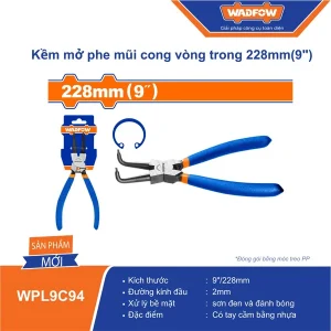 انبر خارجمع کن سرکج 9 اینچ وادفو کد WPL9C94