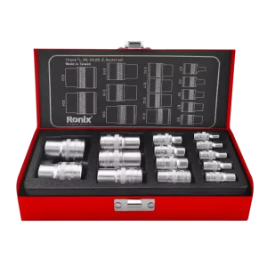 جعبه بکس ترکیبی 14 پارچه E رونیکس کد RH-2695