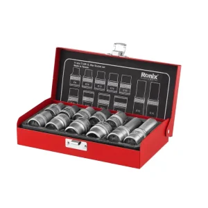 جعبه بکس 1/2 اینچ 11 پارچه E رونیکس کد RH-2694